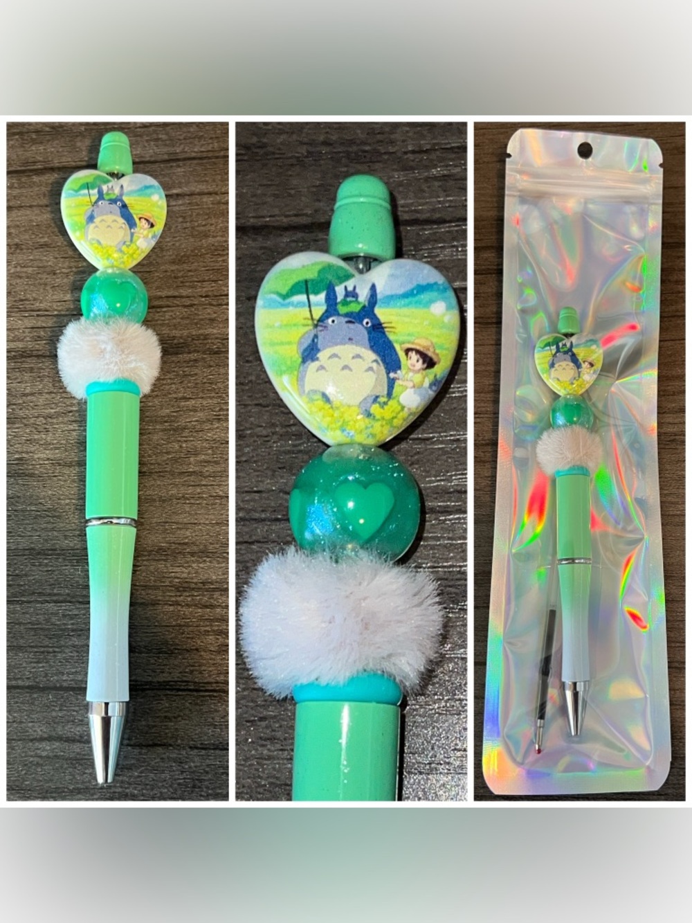 Totoro beaded focal pen